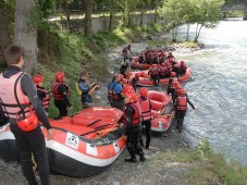 A white-water rafting trip made for two in Spain.