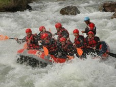 A white-water rafting trip made for two in Spain.