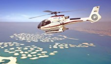 View Dubai from the sky.